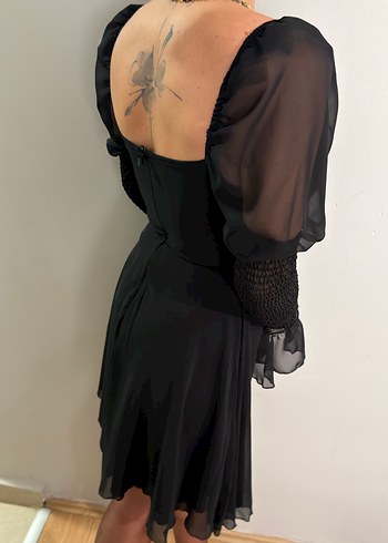 Siyah Elbise - Görsel 6