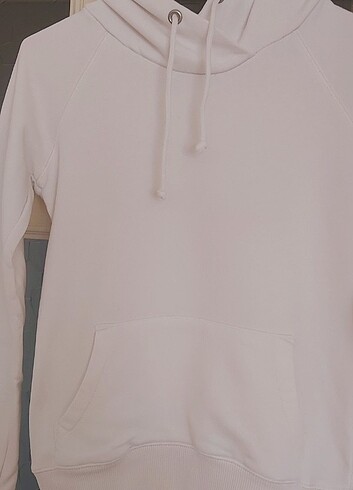 C&A Krem rengi kapüşonlu sweat