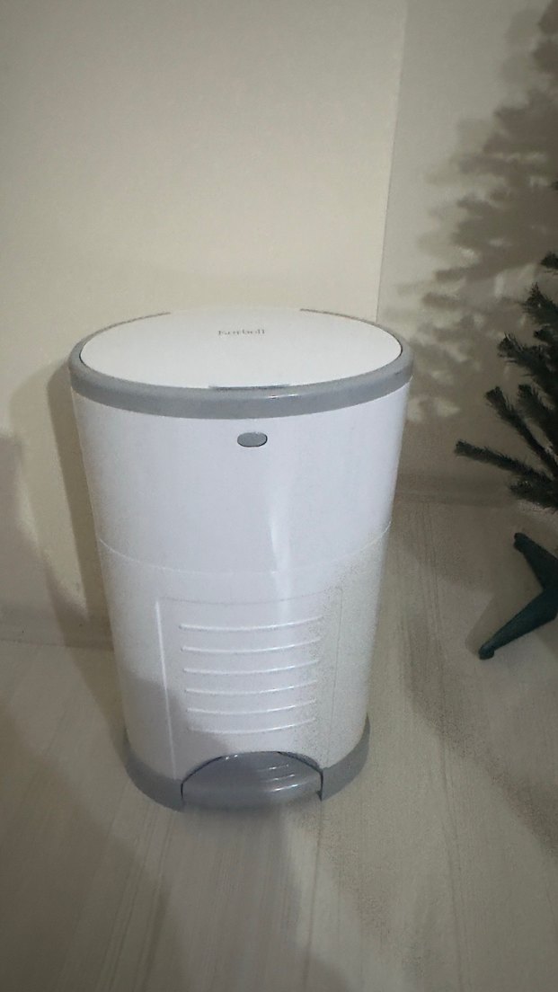 Kurbill Beyaz Bebek Çöp Kutusu - Görsel 2