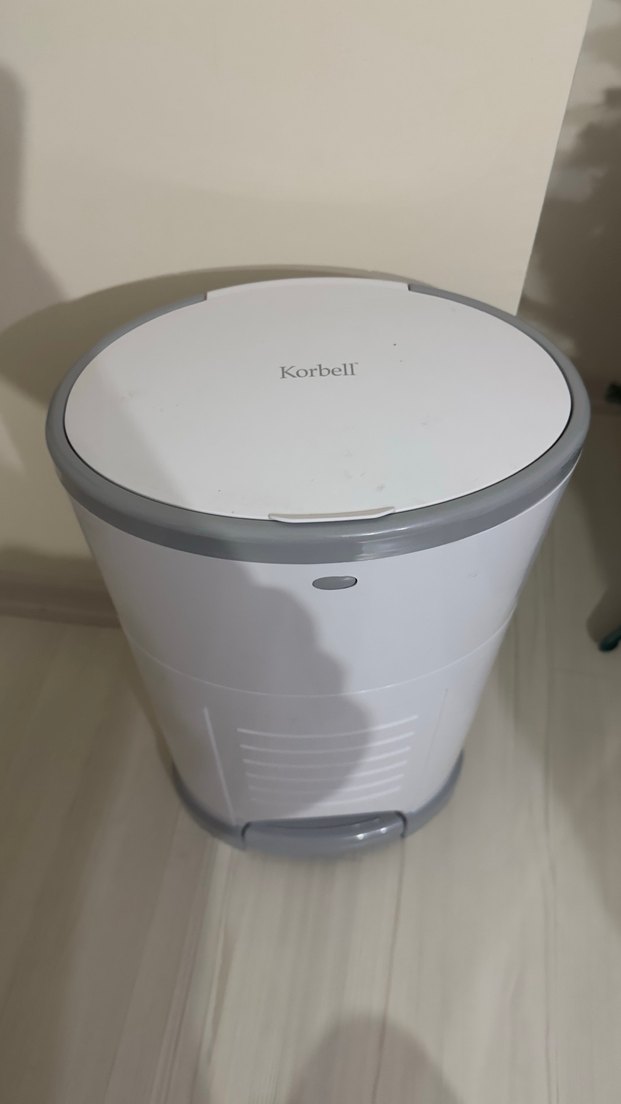 Kurbill Beyaz Bebek Çöp Kutusu - Görsel 5