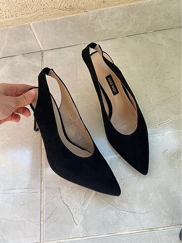 37 Beden siyah Renk Nine west ince topuklu ayakkabı