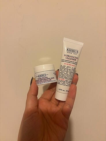 Kiehl?s temizleme jeli ve maske
