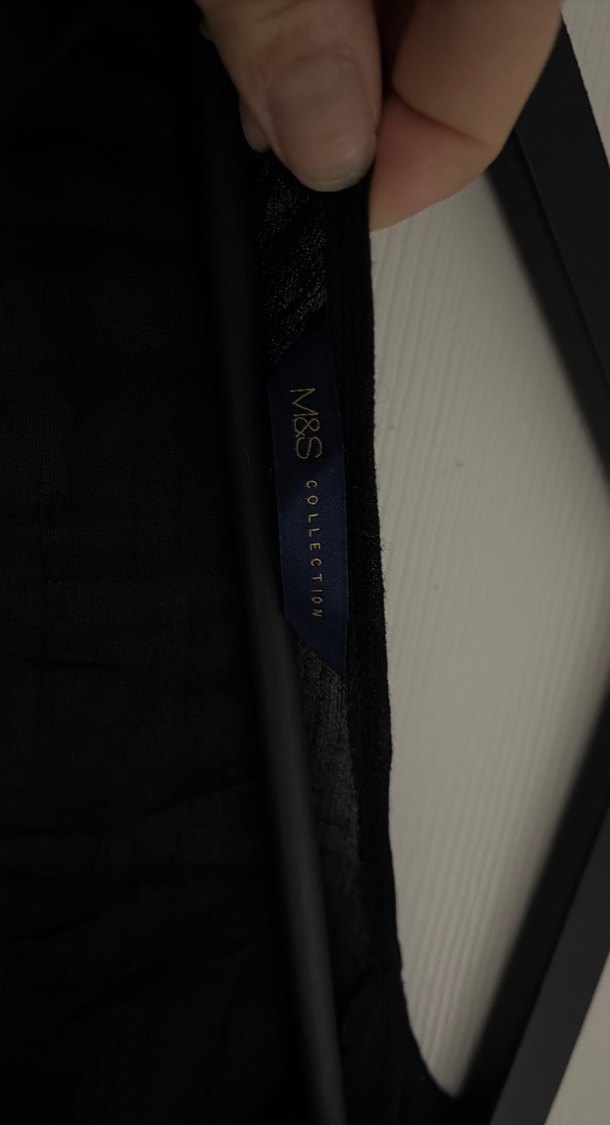 Siyah Drapeli V Yaka Hamile pareo - Görsel 3