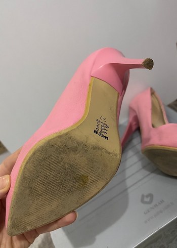 Pembe Stiletto Topuklu Kadın Ayakkabı - Görsel 3
