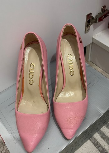 Pembe Stiletto Topuklu Kadın Ayakkabı - Görsel 2