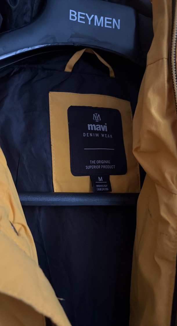 Sarı Erkek Street Wear Mont - Görsel 3