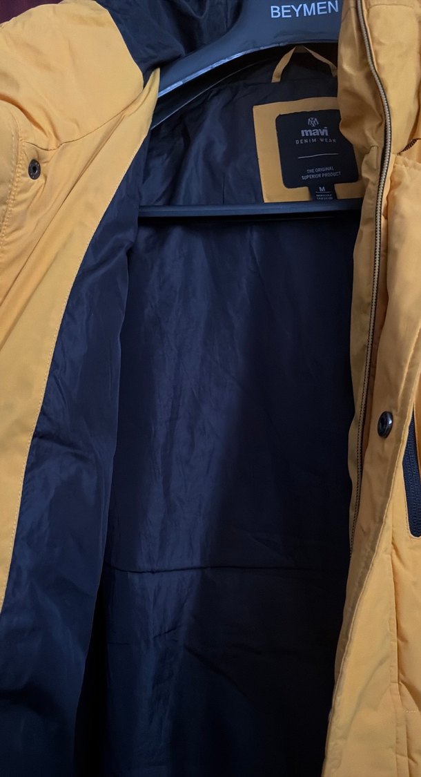 Sarı Erkek Street Wear Mont - Görsel 4