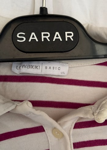 Bordo Çizgili Erkek Kısa Kollu Polo Tişört - Görsel 2