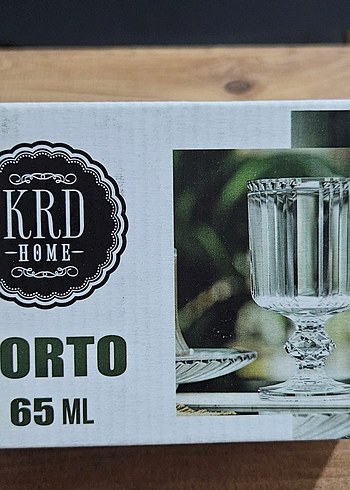 KRD Home Orto 65 ml 6lı Kristal Bardak