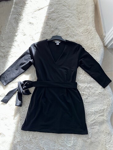 s Beden H&M elbise siyah