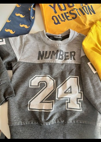 3 adet  Baskılı Erkek Sweatshirt - Görsel 5