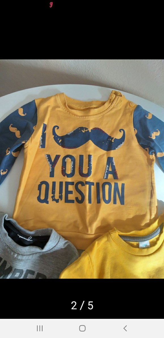 3 adet  Baskılı Erkek Sweatshirt - Görsel 2