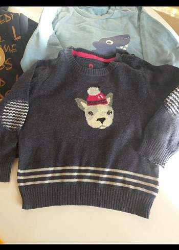 Renkli Baskılı Erkek Çocuk Sweatshirt - Görsel 4