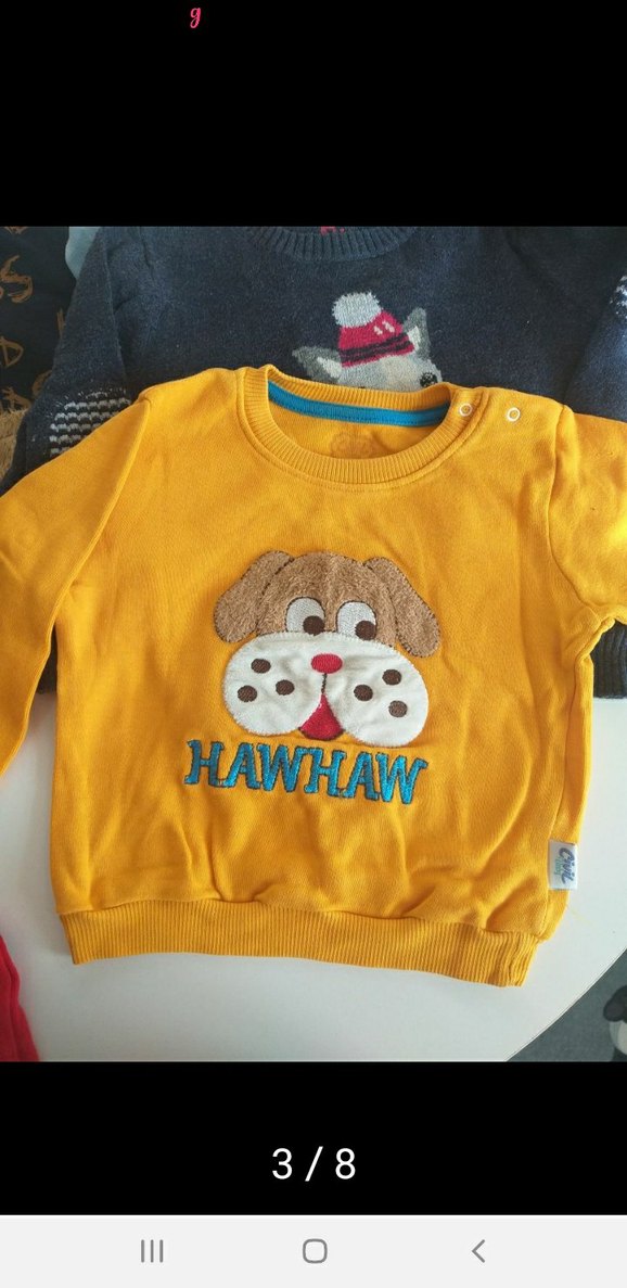 Renkli Baskılı Erkek Çocuk Sweatshirt - Görsel 3