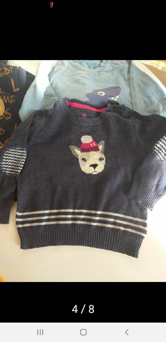 Renkli Baskılı Erkek Çocuk Sweatshirt - Görsel 4