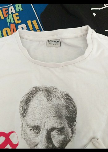 Baskılı Beyaz Erkek Sweatshirt - Görsel 2