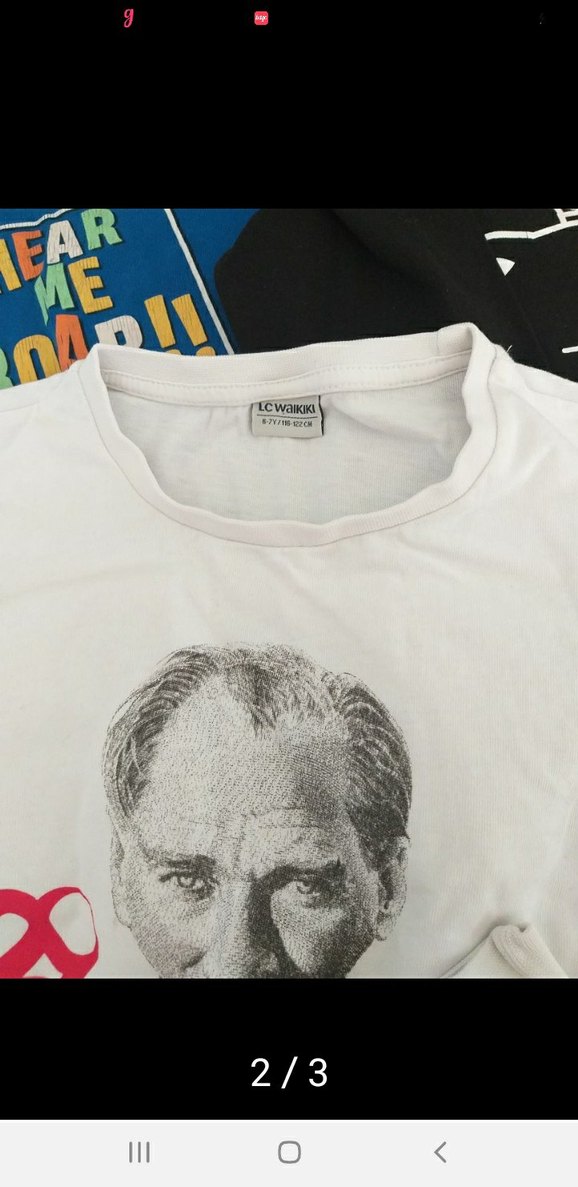 Baskılı Beyaz Erkek Sweatshirt - Görsel 2