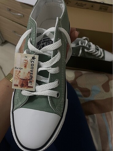 40 Beden yeşil Renk Converse