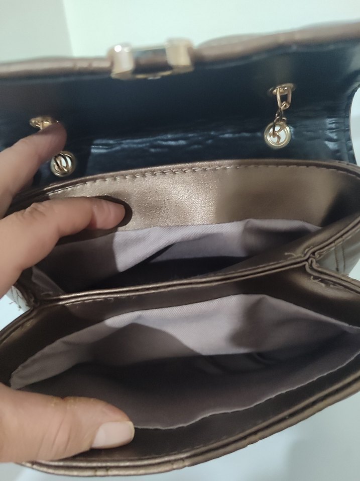 Kahverengi Deri Kadın Çanta - Görsel 4