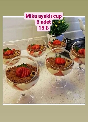 Mika ayaklı cup