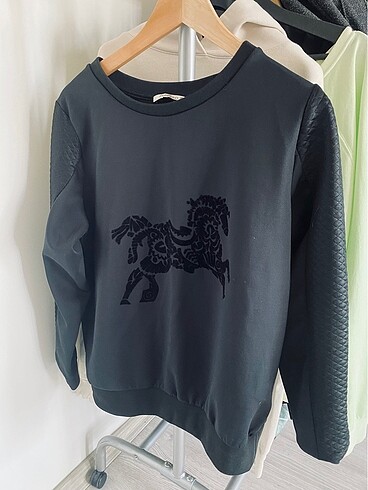 Park bravo kadife baskılı sweatshirt