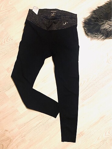 Mango spor tayt leopar desen