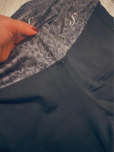 Mango Mango spor tayt leopar desen