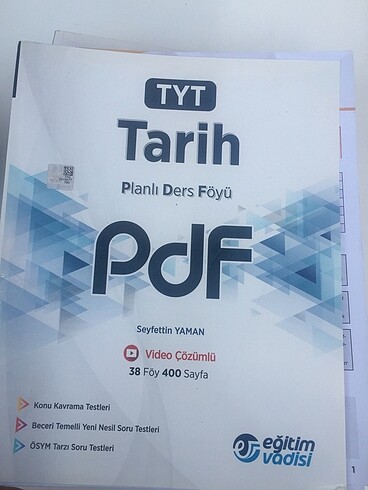 Eğitim vadisi TYT tarih konu anlatım föyü