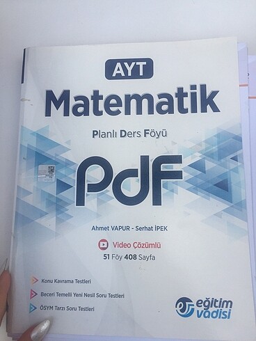 Eğitim vadisi AYT matematik konu anlatım föyü