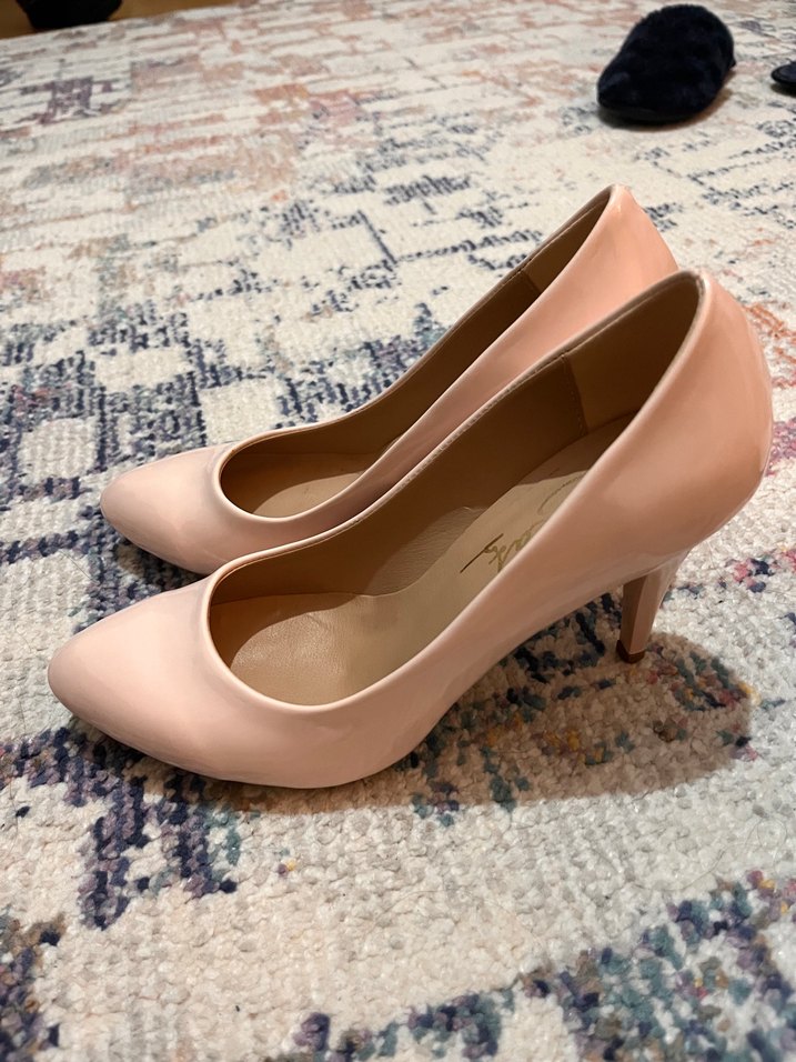 Pudra Kadın Stiletto Topuklu Klasik Ayakkabı - Görsel 2