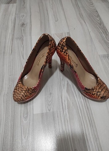 Leopar desen stiletto
