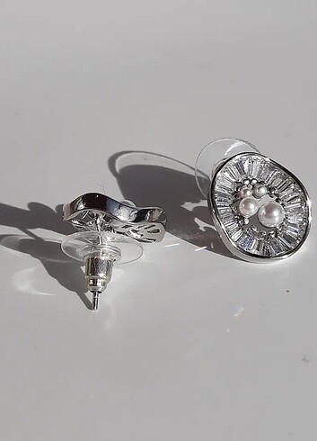  Beden Pearl Steel Earrings / İnci Çelik Küpe