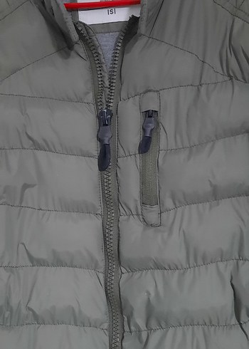 Gri Erkek Fermuarlı Sokak Stili Mont - Görsel 2