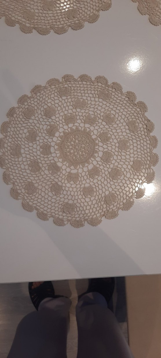 Bej Nakışlı Bohem Dantel Amerikan Servis - Görsel 2