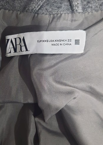 Gri Çift Düğmeli Kaban - Görsel 3