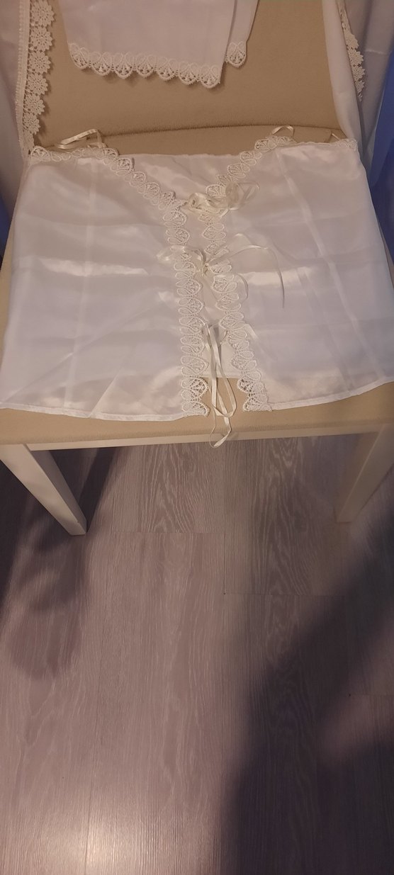 Beyaz Nakışlı Mini Fitted Pijama Takımı - Görsel 2