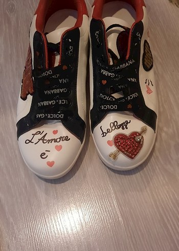 Dolce & Gabbana Kadın Beyaz Spor Ayakkabı - Görsel 6