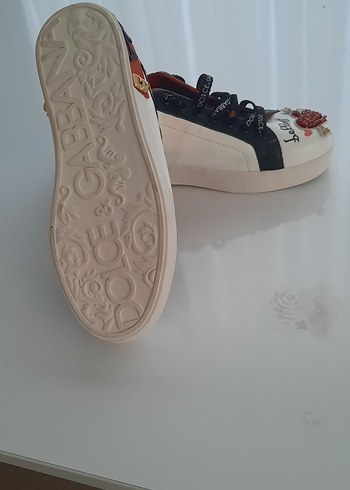 Dolce & Gabbana Kadın Beyaz Spor Ayakkabı - Görsel 7