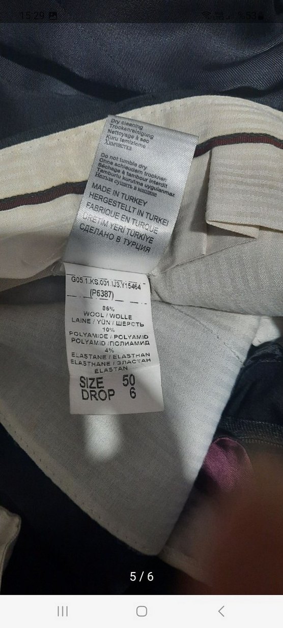 Düğmeli Siyah Erkek Takım Elbise Ceketi - Görsel 4