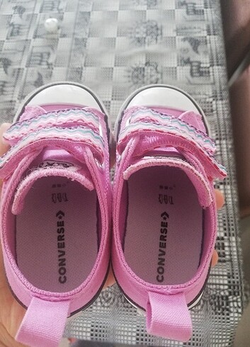 22 Beden Kız bebek converse ayakkabı 