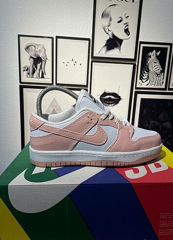 36 Beden pembe Renk NİKE DUNK SB SOFT PİNK