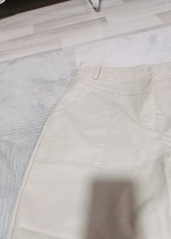 l Beden ten rengi Renk Kadın Bej Pamuk Kumaş Pantolon