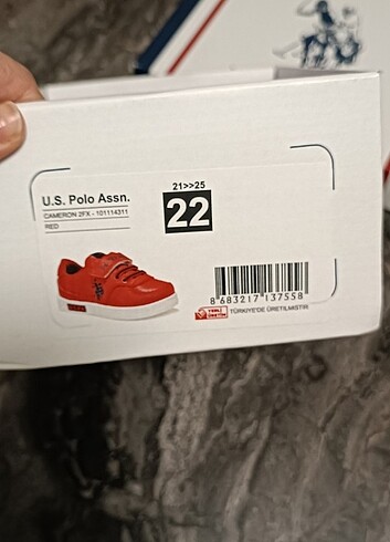 U.S Polo Assn. Polo erkek bebek ayakkabısı 22 numara