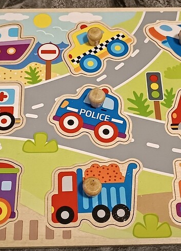 Beden Renk Tahta tak çıkar puzzle