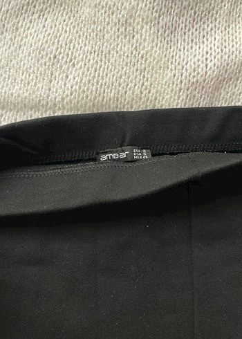 Siyah Basic Mini Etek - Görsel 2