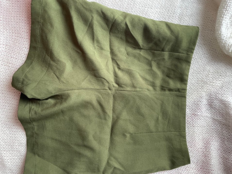 Haki Renk  Mini Etek - Görsel 4