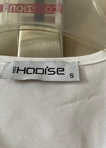 Düğmeli Beyaz Mini Keten Kadın Gömlek - Görsel 5