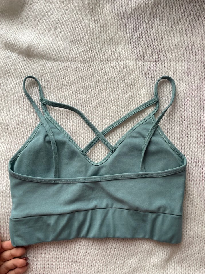 Turkuaz Spor Sütyeni Çapraz Askılı - Görsel 3