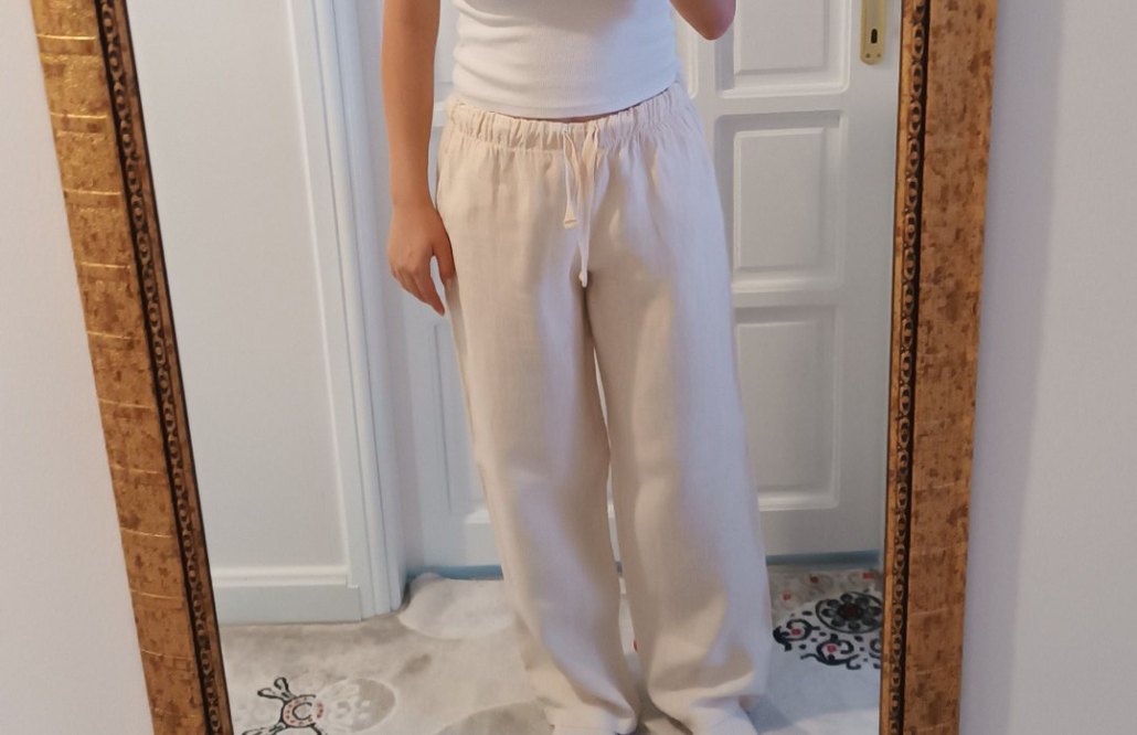 Keten Pantolon - Görsel 2