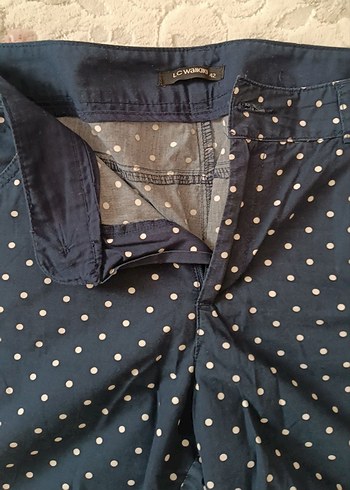 Lacivert Puantiyeli Şort - Görsel 2